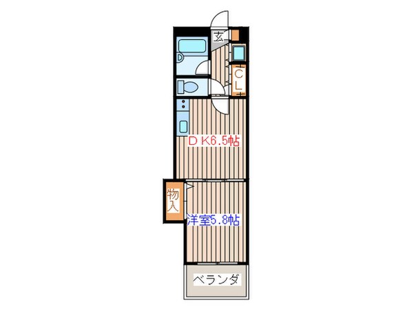 グラニットビルの物件間取画像